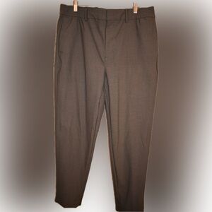 BANANA REPUBLIC DRAWSTRING CHINO PANTS Tapered Fit Men's Brown Pants SIZE 34/32